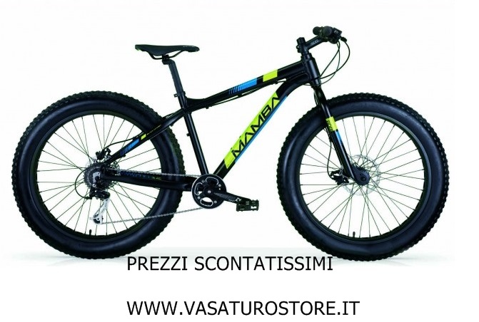 Bicicletta Fat Bike Blackmamba Mbm 26 Bici Fatbike Cambio Shimano  